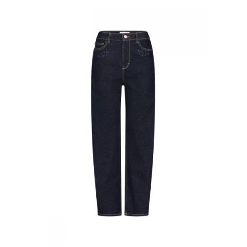 Fabienne Chapot Lös Tapered Jeans Blue, Dam