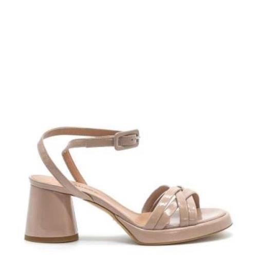 Halmanera Nude Plateau Sandal Beige, Dam