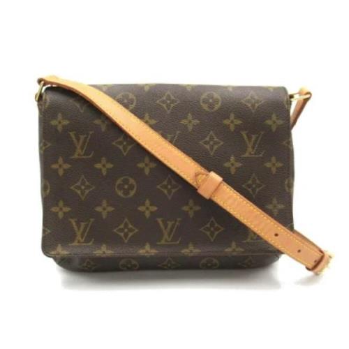 Louis Vuitton Vintage Pre-owned Tyg louis-vuitton-vskor Brown, Dam