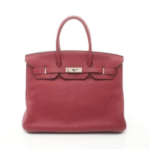 Hermès Vintage Pre-owned Laeder handvskor Red, Dam