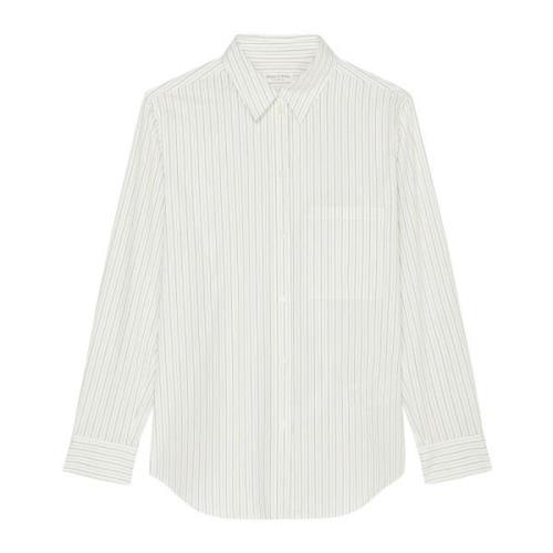 Marc O'Polo Rutig blus White, Dam