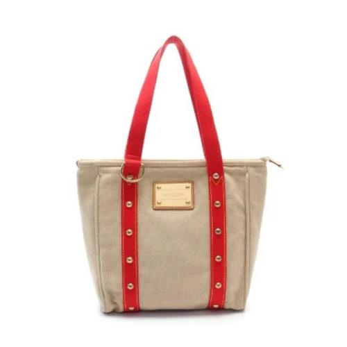 Louis Vuitton Vintage Pre-owned Belagd canvas louis-vuitton-vskor Beig...