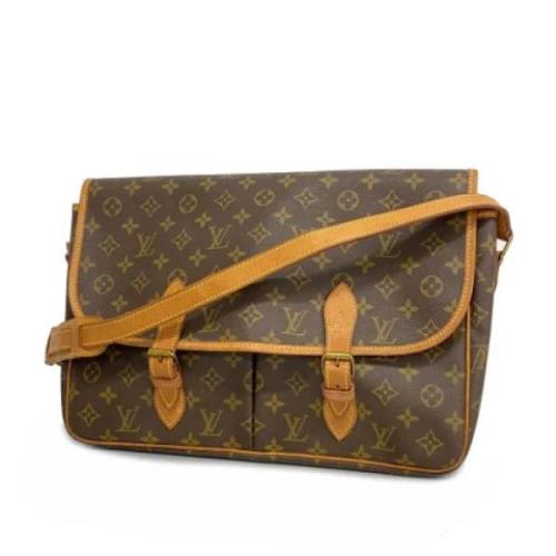 Louis Vuitton Vintage Pre-owned Tyg louis-vuitton-vskor Brown, Dam