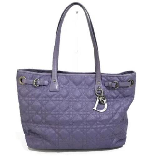 Dior Vintage Pre-owned Tyg dior-vskor Purple, Dam