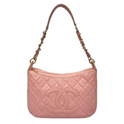 Chanel Vintage Pre-owned Laeder crossbodyvskor Pink, Dam