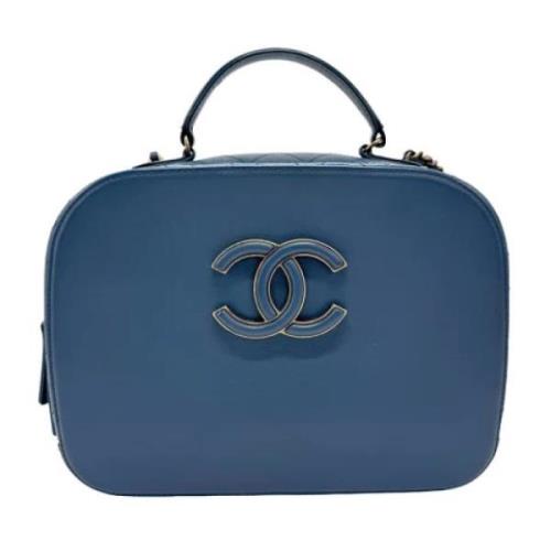 Chanel Vintage Pre-owned Laeder chanel-vskor Blue, Dam