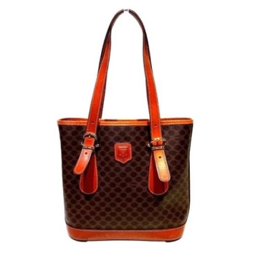 Celine Vintage Pre-owned Canvas celine-vskor Brown, Dam