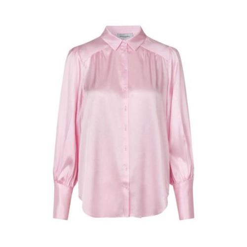 Dea Kudibal Silke Stretch Blus - Balettstil Pink, Dam