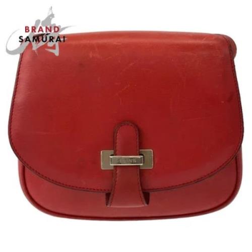 Celine Vintage Pre-owned Laeder celine-vskor Red, Dam