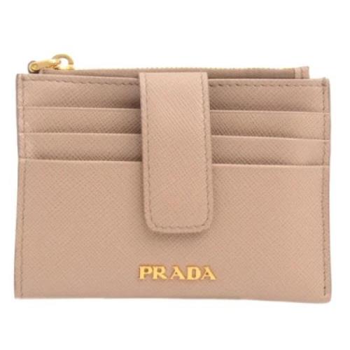 Prada Vintage Pre-owned Laeder plnbcker Brown, Dam