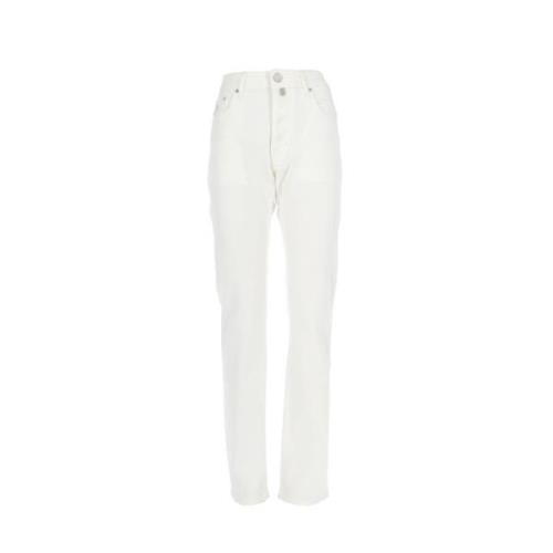 Jacob Cohën Slim Fit Denim Jeans White, Herr