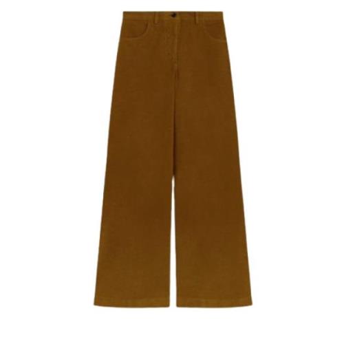 Aspesi Stiliga Byxor Modell 0156 Brown, Dam