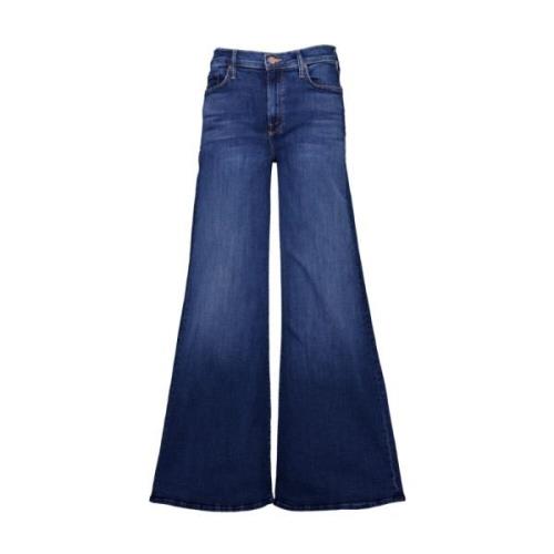 Mother Twister Sneak Jeans Blå Blue, Dam