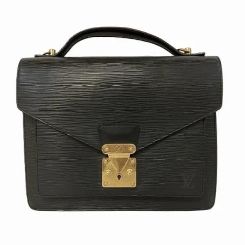 Louis Vuitton Vintage Pre-owned Laeder handvskor Black, Dam