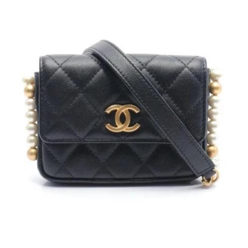 Chanel Vintage Pre-owned Laeder chanel-vskor Black, Dam