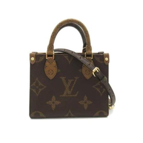 Louis Vuitton Vintage Pre-owned Tyg louis-vuitton-vskor Brown, Dam