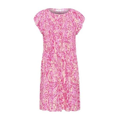 Saint Tropez Rosa Zšbre Art Maxi Klänning Pink, Dam