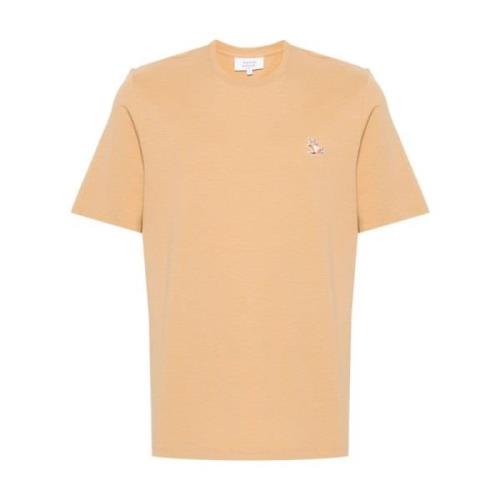 Maison Kitsuné Stiliga Beige T-shirts och Polos Beige, Herr