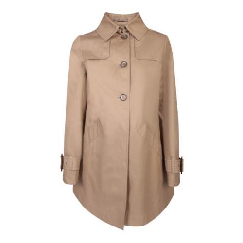 Herno Beige Trench Coat Elegant Stil Beige, Dam