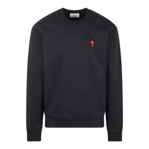 Ami Paris Hjärt Sweatshirt Black, Herr