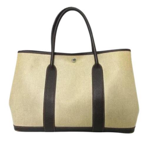 Hermès Vintage Pre-owned Canvas totevskor Beige, Dam