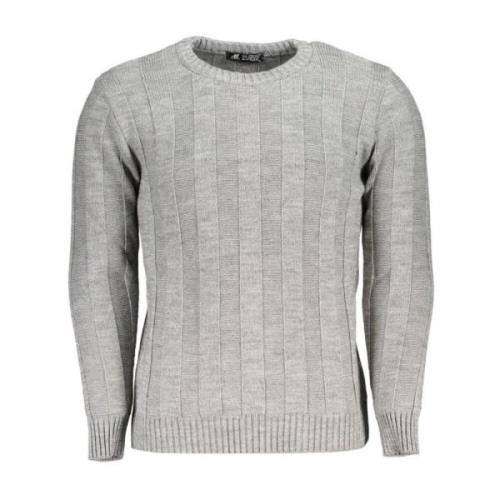 U.s. Polo Assn. Crew Neck Tröja med Kontrastdetaljer Gray, Herr