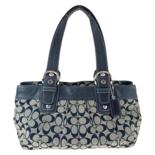 Coach Pre-owned Pre-owned Canvas totevskor Gray, Dam