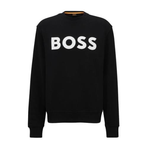 Boss Klassiska Sweatshirts Black, Herr