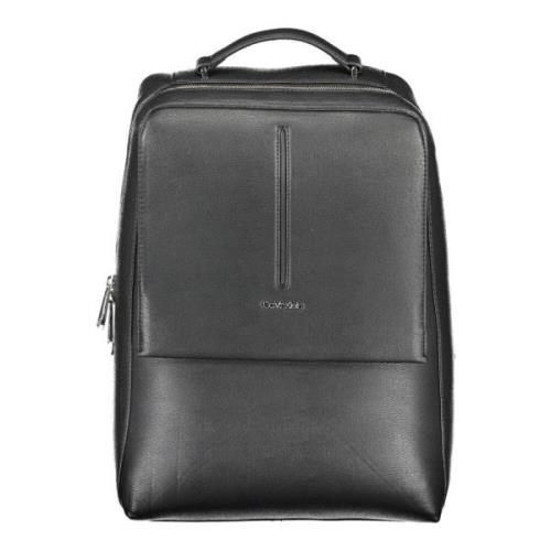 Calvin Klein Svart herrryggsäck med laptopfack Black, Herr