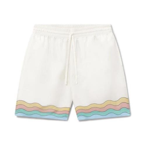 Casablanca Vita silkes shorts Palm Springs design White, Herr