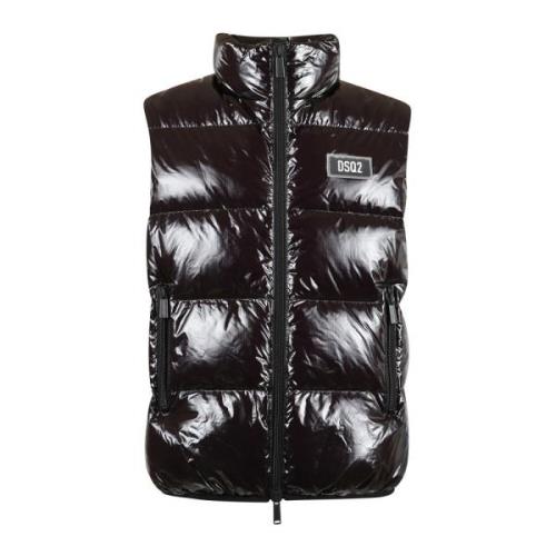 Dsquared2 Stilig Gilet för Män Black, Herr