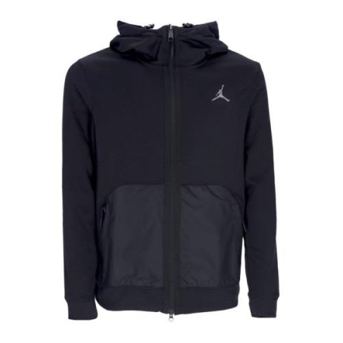 Jordan Tech Fleece Zip Hoodie Svart Black, Herr