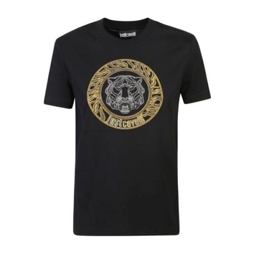 Just Cavalli Svarta T-shirts & Polos för kvinnor Black, Dam