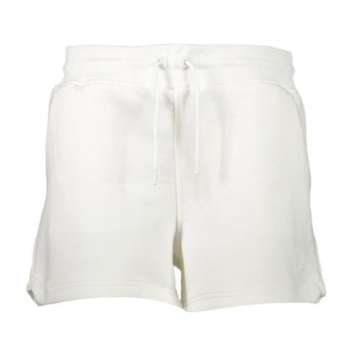 K-Way Sportiga vita damshorts med elastisk midja White, Dam