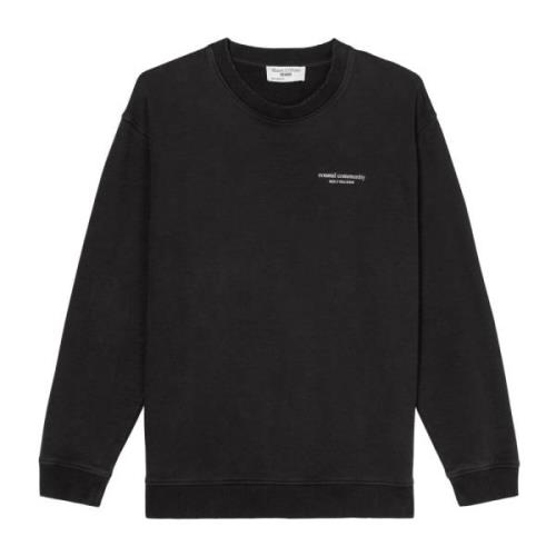 Marc O'Polo Avslappnad sweatshirt Black, Herr