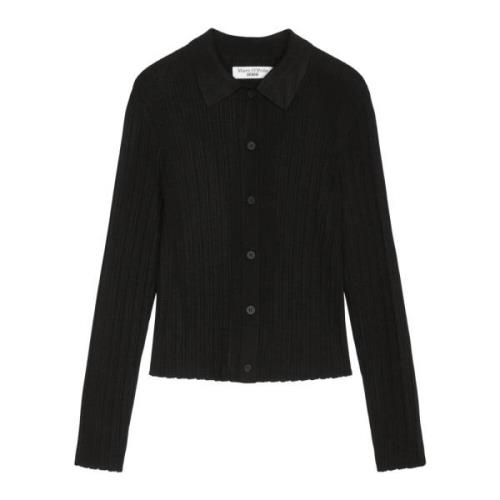 Marc O'Polo Polo-stil cardigan slim Black, Dam