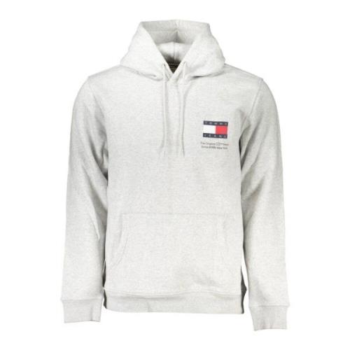 Tommy Hilfiger Huvtröja Grå Logo Print Gray, Herr