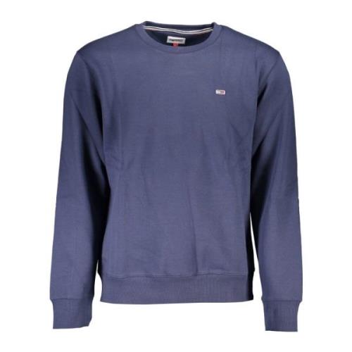 Tommy Hilfiger Blå Långärmad Sweatshirt med Logo Blue, Herr