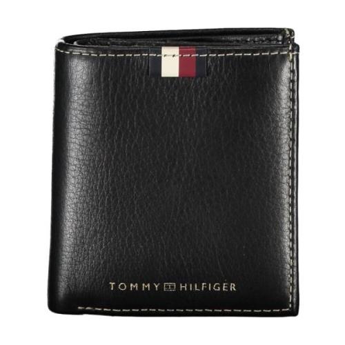 Tommy Hilfiger Herr Plånbok Svart Kontrast Logo Black, Herr