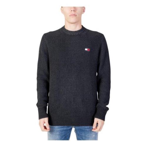 Tommy Hilfiger Svart Stickat Långa ärmar Rund Hals Black, Dam