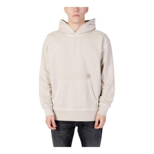 Tommy Hilfiger Beige Hoodie Höst/Vinter Herr Beige, Herr