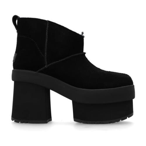 UGG Klackade ankelboots New Heights Platform Black, Dam