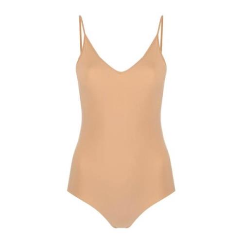 Jil Sander Naken Bodywear Kollektion Beige, Dam