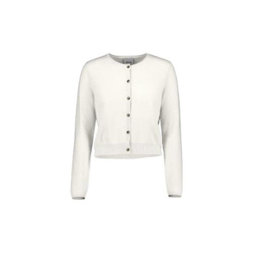 Allude Mysig Stickad Kofta White, Dam