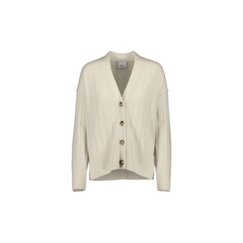 Allude Fashionable Cardigan Sweater White, Dam