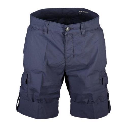 North Sails Blå Bermuda Shorts med Kontrastdetaljer Blue, Herr