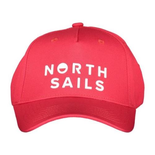 North Sails Röd visirkeps med logotyptryck Red, Herr