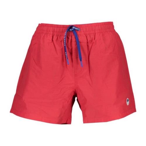 North Sails Röda Herrarnas Simboxershorts Red, Herr