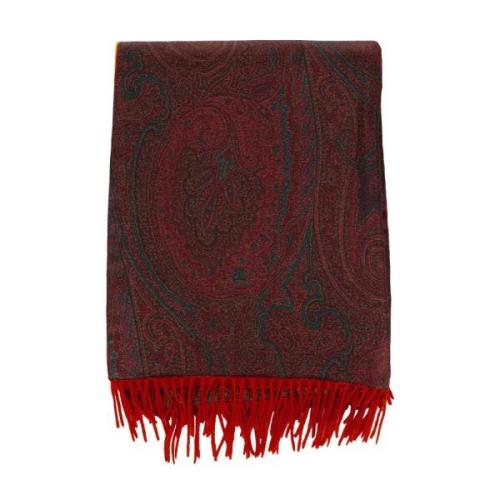 Etro Snygg Scarf för alla tillfällen Red, Unisex