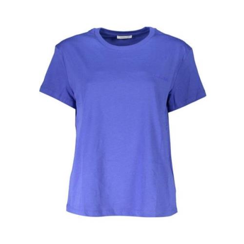 Patrizia Pepe Snygg Logo T-shirt Blå Blue, Dam